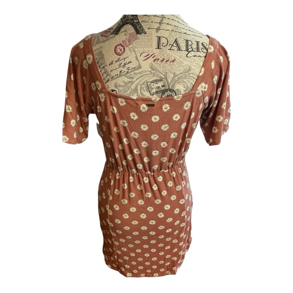 O'Neill Terracotta Floral Midi Dress - Picture 2 of 9